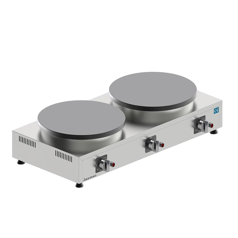 Seamac KRP2 Çiftli Krep Makinesi, Elektrikli - 1