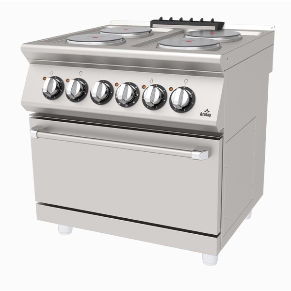 Atalay - Atalay 730 Seri 4 Ocaklı Kuzine, 80x73x85 cm, Elektrikli
