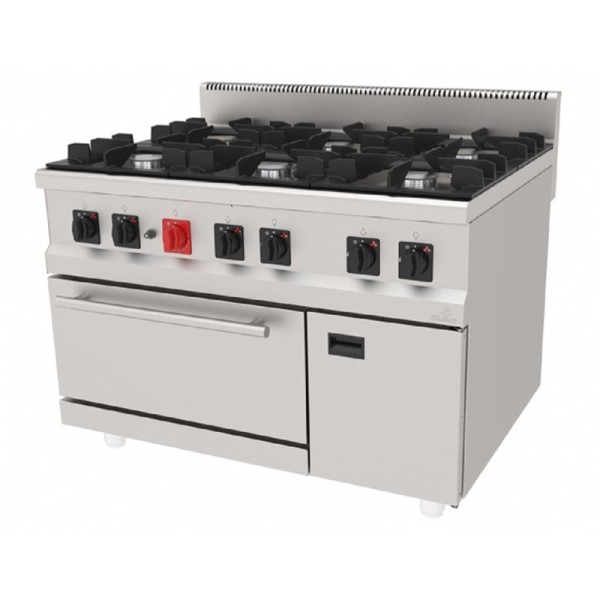 Atalay - Atalay AGK-1290 900 Seri 6 Gözlü Kuzine, LPG'li