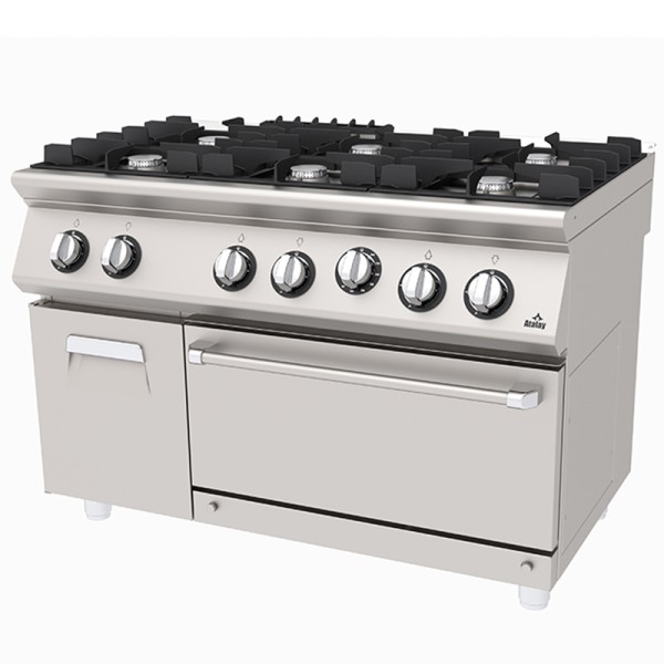 Atalay - Atalay 730 Seri 6 Ocaklı Kuzine, Dolaplı, 120x73x85 cm, Doğalgazlı