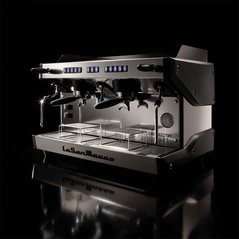 La San Marco Delecta Tam Otomatik Espresso Kahve Makinesi, 2 Gruplu, Siyah - 5