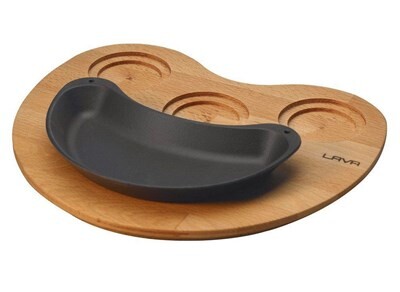 Lava - Lava Fajita Tavası Ve Ahşap Altlığı, Böbrek Şekilli. Ölçü 10X20Cm. (Bu Ürüne Sos Kapları Dahil Değildir) Lv Eco Ft 1020 T12 K4 Lava - Lava Fajita Tavası Ve Ahşap Altlığı, Böbrek Şekilli. Ölçü 10X20Cm. (Bu Ürüne Sos Kapları Dahil Değildir) Lv Eco Ft 1020 T12 K4