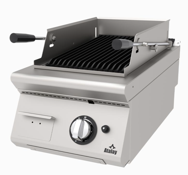 Atalay - Atalay 730 Seri Set Üstü Lavataşlı Izgara, 40x73 cm, Doğalgazlı