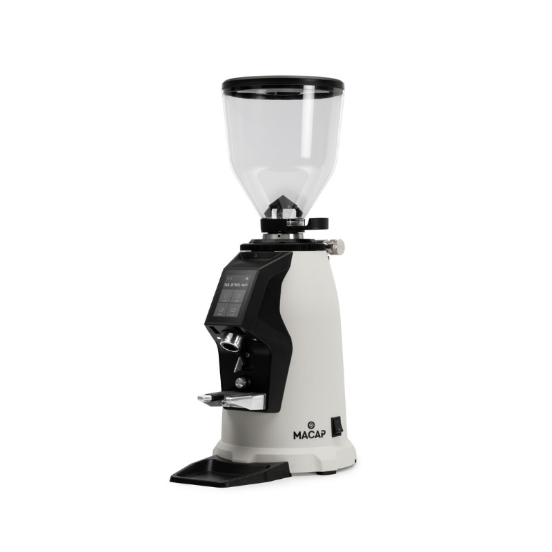 Macap Supra68 Espresso Kahve Değirmeni , Soğutmalı ,Dijital ,68mm Bıçak Çapı Beyaz - 1