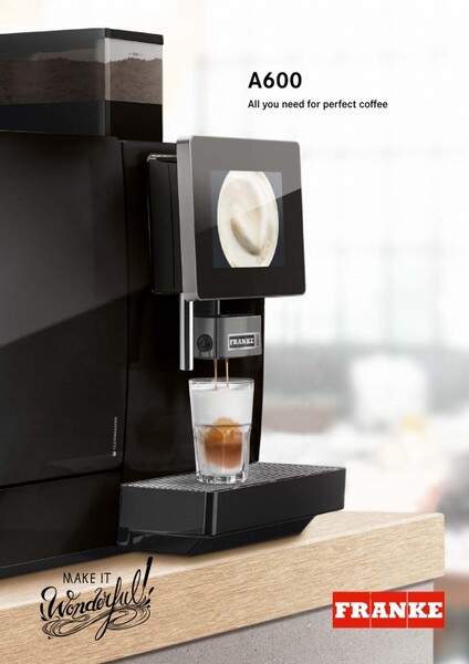 Franke A600 Ofis Tipi Full Otomatik Kahve Makinası - Thumbnail