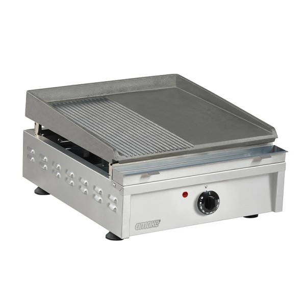 Omake - Omake IZG02.E11 Z5F Döküm Pleyt Izgara, 40 cm, Elektrikli