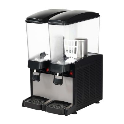 Omake - Omake Karıştırıcılı Dijital Dikdörtgen İkili Soğuk İçecek Dispenseri, 2x20 L