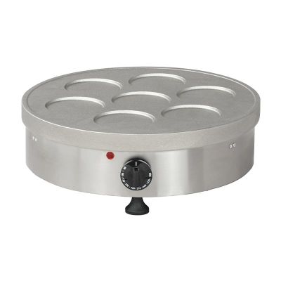 Omake - Omake KRP11.E11 Teflonsuz 7 Bölmeli Tekli Krep Makinesi, Elektrikli