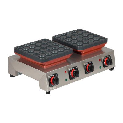Omake - Omake PFR.01.E21 Manuel Zamanlayıcılı Top Poffertjes Çiftli Makinesi, Elektrikli