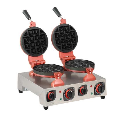 Omake - Omake WFL01.E22 Z5F Special Model İkili Yuvarlak Waffle Makinesi, Elektrikli