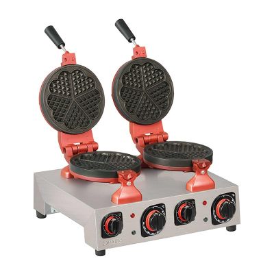 Omake - Omake WFL01.E22 Z5F Zamanlayıcılı Çiçek Çiftli Waffle Makinesi, Elektrikli