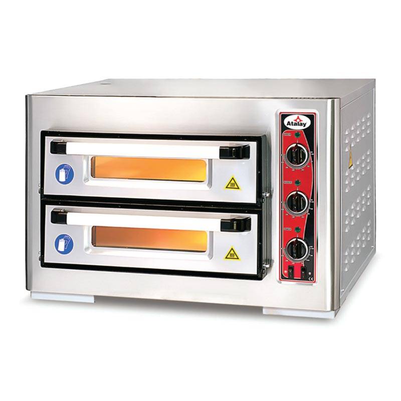 Pizza Fırını 40*40 Çift Katlı Elektrikli - 1