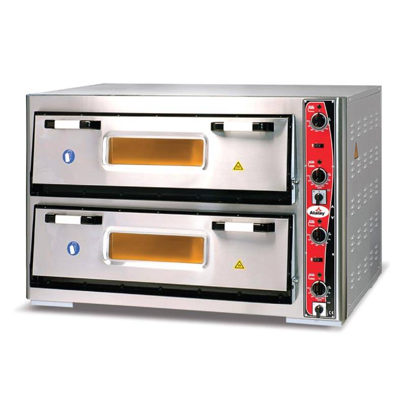 Pizza Fırını 92*62 Çift Katlı Elektrikli - 1