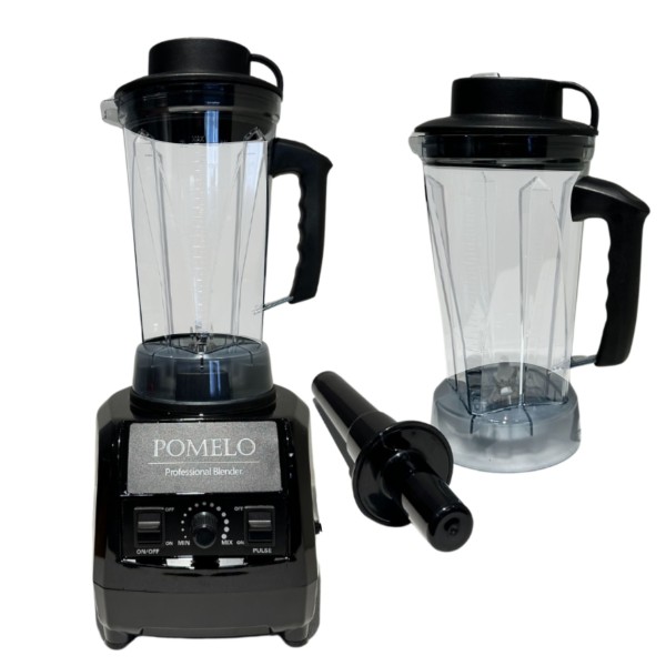 Pomelo Bar Blender Siyah 1800w + Hazne Takımı - Thumbnail
