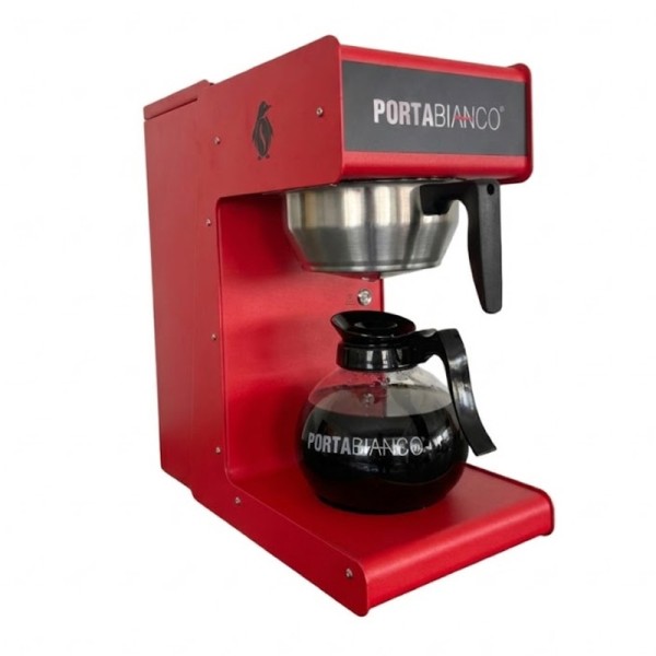 Portabianco - Portabianco RFKX1P Red Filtre Kahve Makinesi, Kırmızı