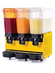 Samixir - Samixir 60.SS Triple Klasik Fıskiyeli Soğuk İçecek Dispenseri, 20+20+20 L, Sarı