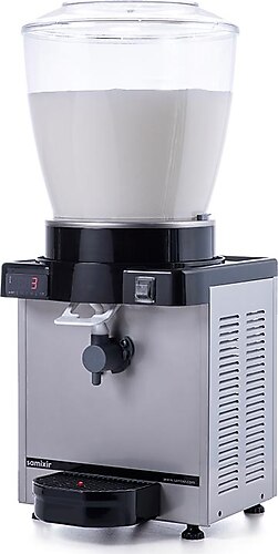 Samixir - Samixir KAM22 Panaromik Dijital Köpüklü Ayran Dispenseri, 22 L, Inox
