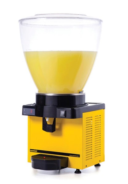Samixir M40 Panaromik Dijital Soğuk İçecek Dispenseri, 40 L, Sarı - Thumbnail