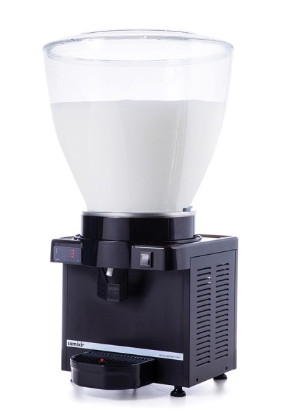 Samixir - Samixir M40 Panaromik Dijital Soğuk İçecek Dispenseri, 40 L, Siyah