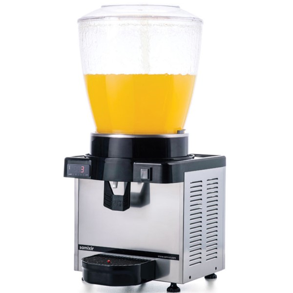 Samixir - Samixir S22 Panaromik Dijital Soğuk İçecek Dispenseri, 22 L, Inox