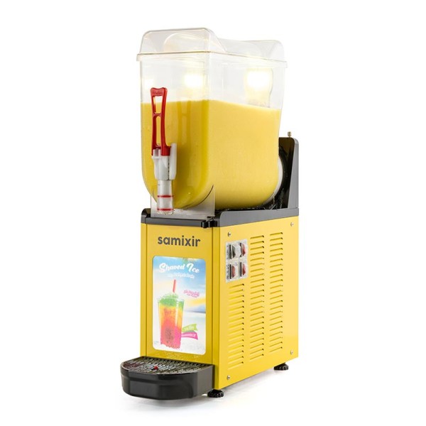 Samixir - Samixir SLUSH12 Allure Ice Slush Granita Soğuk Meyve Suyu Dispenseri, 12 L, Sarı