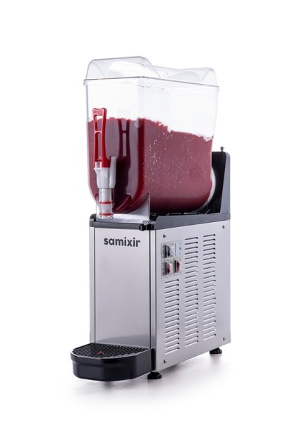 Samixir - Samixir SLUSH12 Mono Ice Slush Granita ve Soğuk Meyve Suyu Dispenseri, 12 L, Inox