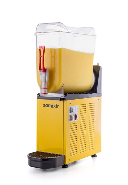 Samixir - Samixir SLUSH12 Mono Ice Slush Granita ve Soğuk Meyve Suyu Dispenseri, 12 L, Sarı