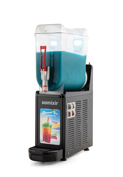 Samixir - Samixir SLUSH12 Mono Ice Slush Granita ve Soğuk Meyve Suyu Dispenseri, 12 L, Siyah