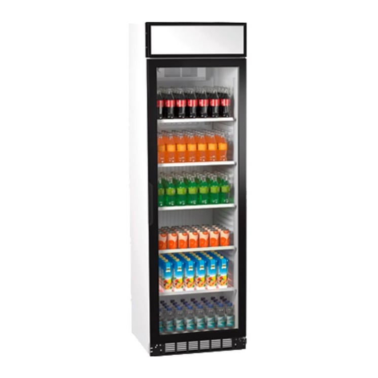 Senox Kanopili Dik Şişe Soğutucu, 345 Litre, SDS-385 DC 1 CF, Beyaz - 1