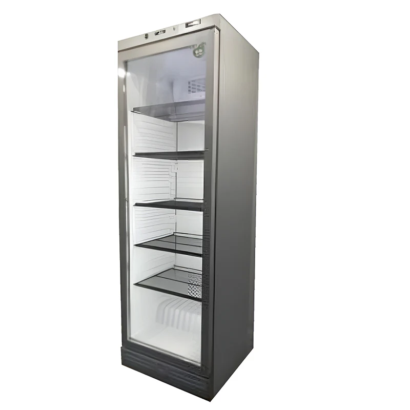 Senox - Senox SDS-385 DC 1YF Dik Tip Şişe Soğutucu Dolap, 345 L, Gri