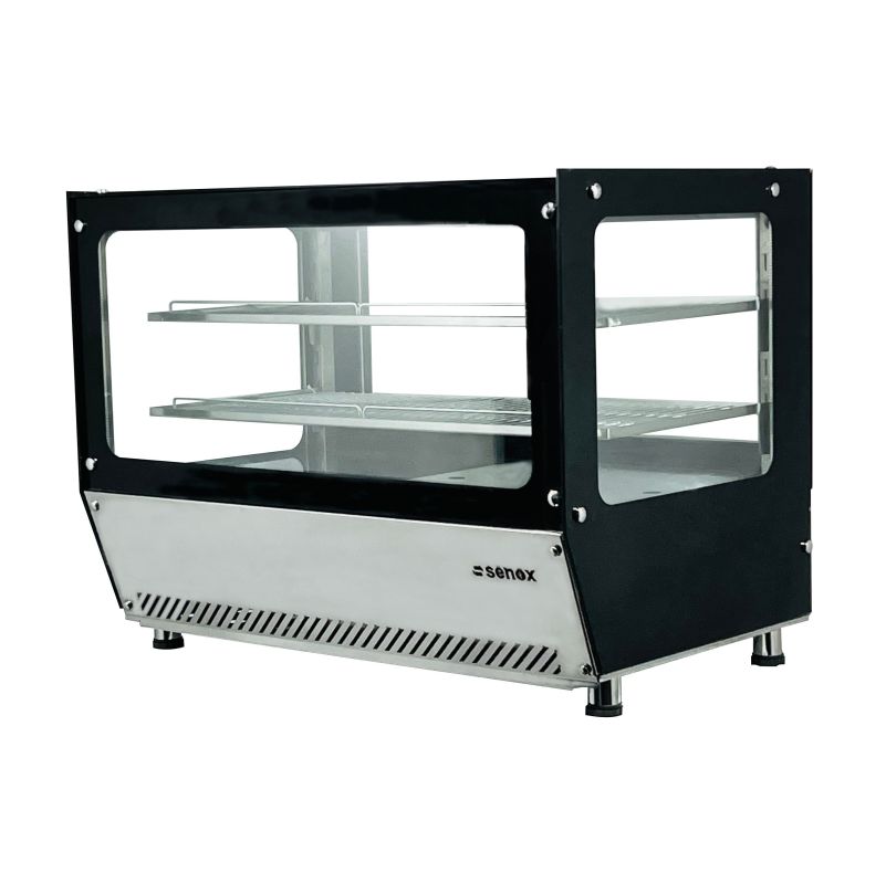 Senox Set Üstü Pasta Teşhir Dolabı, Panaromik Cam, 75 cm - 1