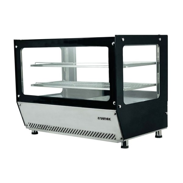 Senox - Senox Set Üstü Pasta Teşhir Dolabı, Panaromik Cam, 90 cm