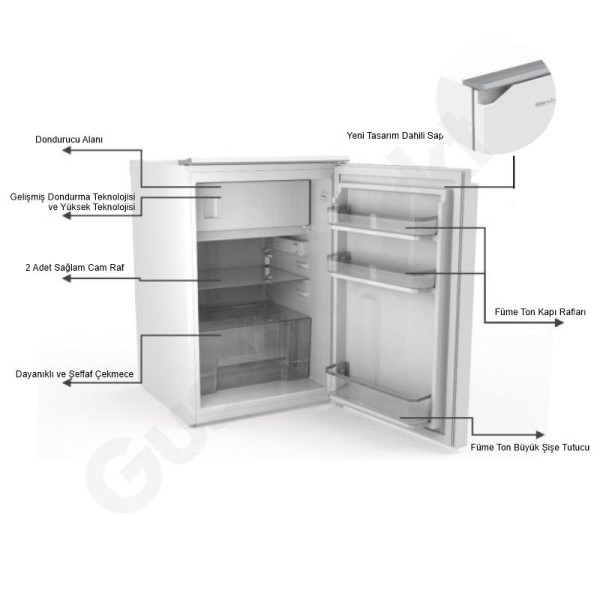 Senox - Senox Tezgah Altı Derin Dondurucu, SMF-5105 ST (1)
