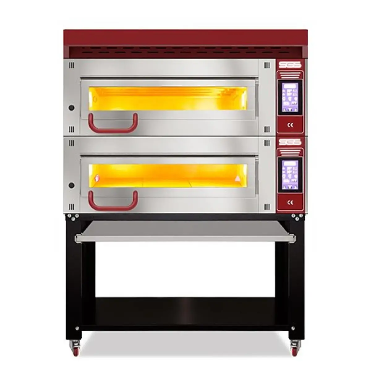 SGS 800/1 Çok Amaçlı Çift Katlı Elektrikli Alt Standlı Fırın - 1