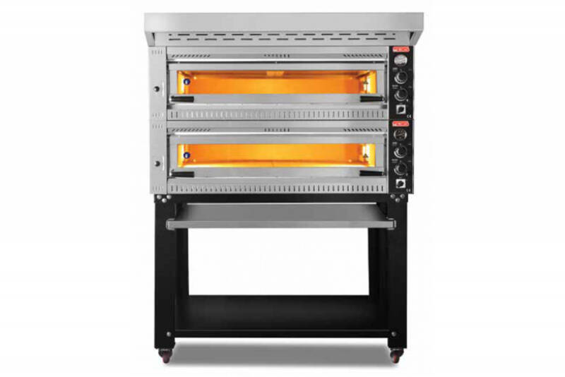 SGS Pizza Fırını, 2 Katlı, 34cm x 6 Pizza Kapasiteli, Elektrikli, 105x70cm - 1