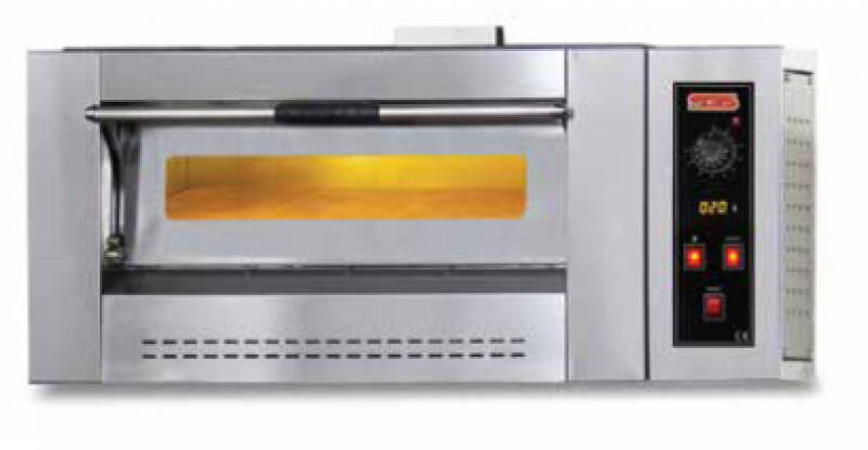 SGS Pizza Fırını, Tek Katlı, 30cm x 6 Pizza Kapasiteli, Gazlı, 92x62cm - 1