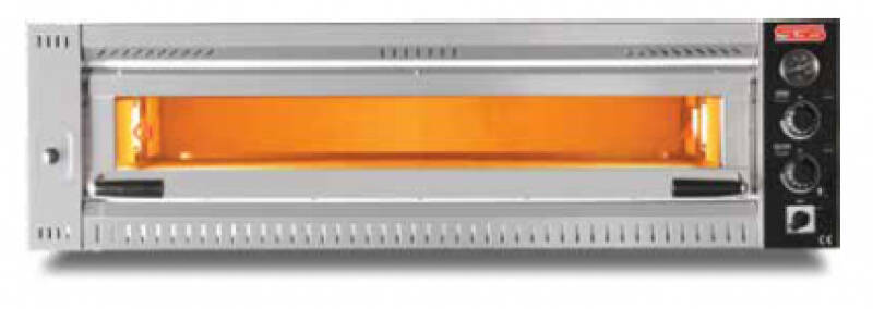 SGS Pizza Fırını, Tek Katlı, 34cm x 6 Pizza Kapasiteli, Elektrikli, 105x75cm - 1
