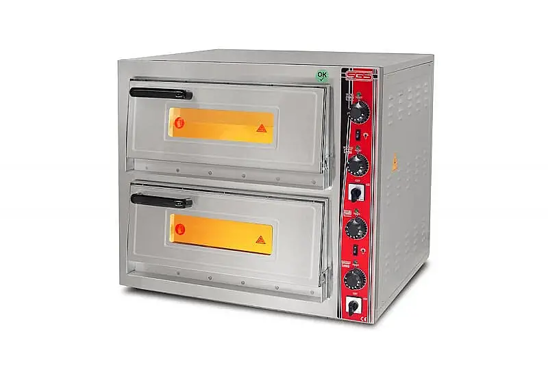 SGS PO 6262 S Pizza Fırını 4+4 Pizza Çap 30 cm 5+5 Pizza Çap 25 cm Termometreli - 1