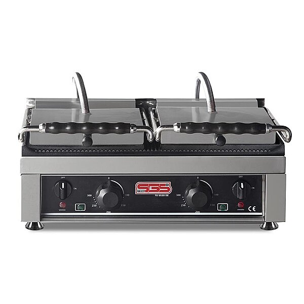 SGS TG 5530 DE Alt Üst Oluklu Tost Makinesi, Çift Kapaklı
