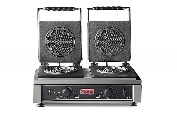 SGS WB 25 DE Çiçek Model Çift Kapaklı Elektrikli Waffle Makinesi