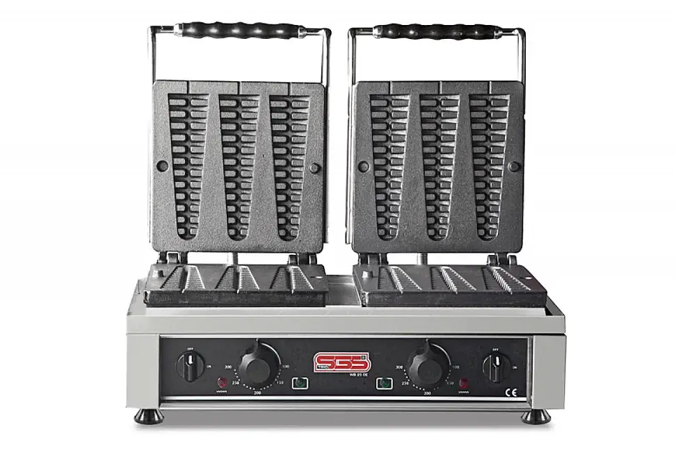 SGS WF 25DE Çam Modeli Çift Kapaklı Elektrikli Waffle Makinesi - 1
