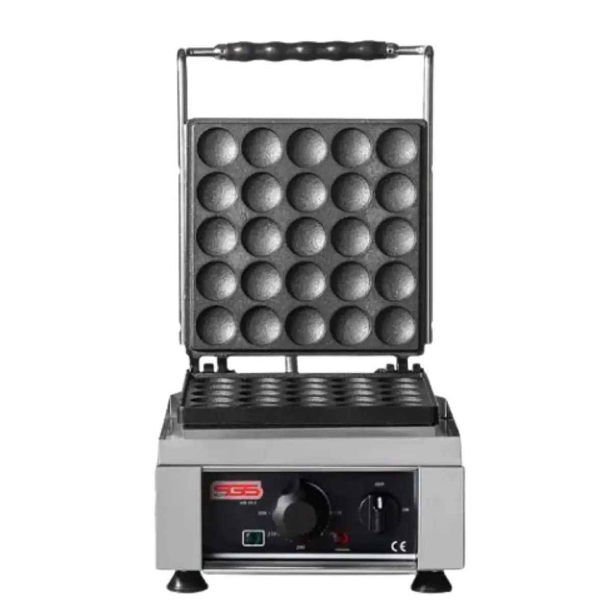 SGS WO 25 E Bubble Tek Kapaklı Elektrikli Waffle Makinesi - 1