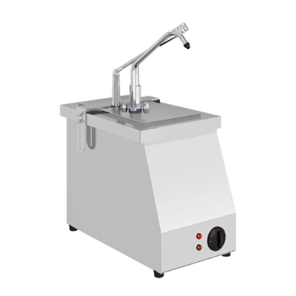 Kalando - Kalando KD-021 1x GN 1/4 EU Tekli Benmari Isıtmalı Sos Pompası Dijital Termostatlı