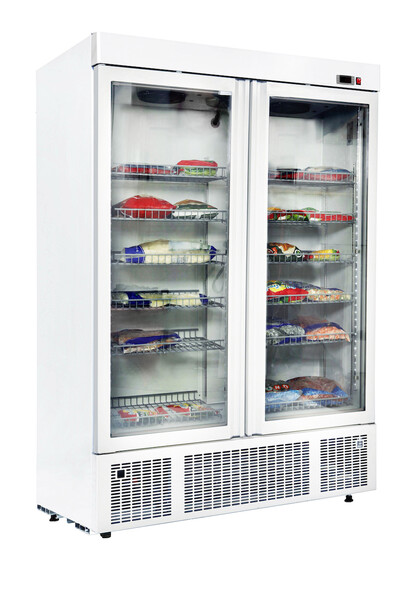 Frenox - Frenox WL13-G Cam Kapılı Teşhir Derin Dondurucu, Tekerlekli, 2 Kapı