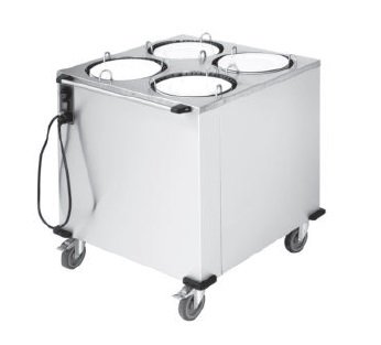 Trolley M0132X Isıtmalı Tabak Otomatı Dörtlü