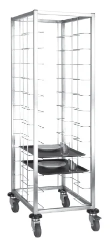 Trolley MB106X2 Bulaşık Toplama Arabası Tel Raf Tekli
