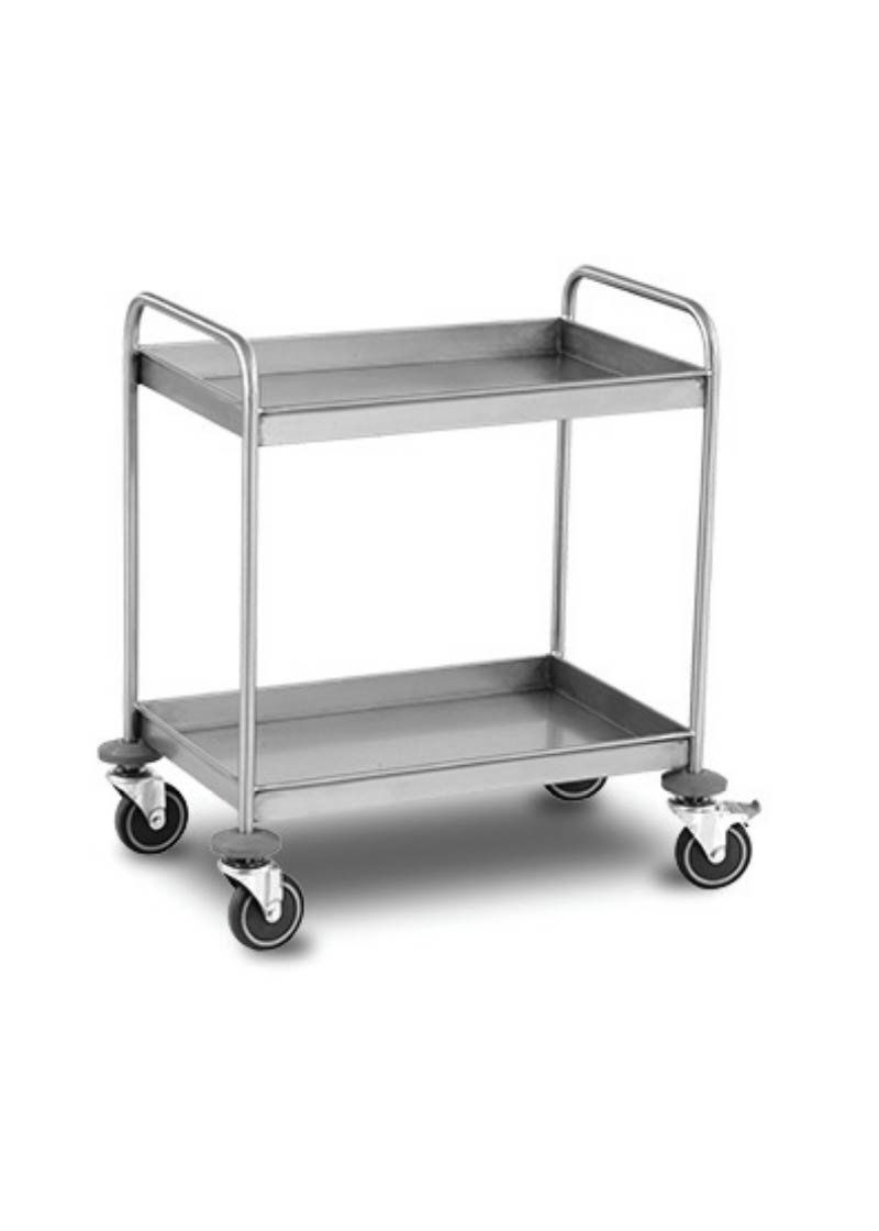 Trolley MB120X Kirli Bulaşık Toplama Arabası 2 Katlı - 1