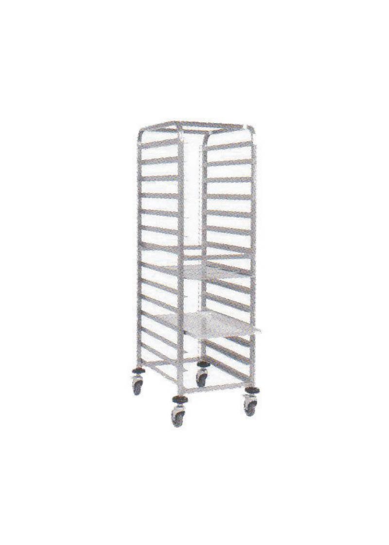 Trolley MT130X 304 Tepsi Taşıma Arabası 60x40cm Tepsi İçin - 1