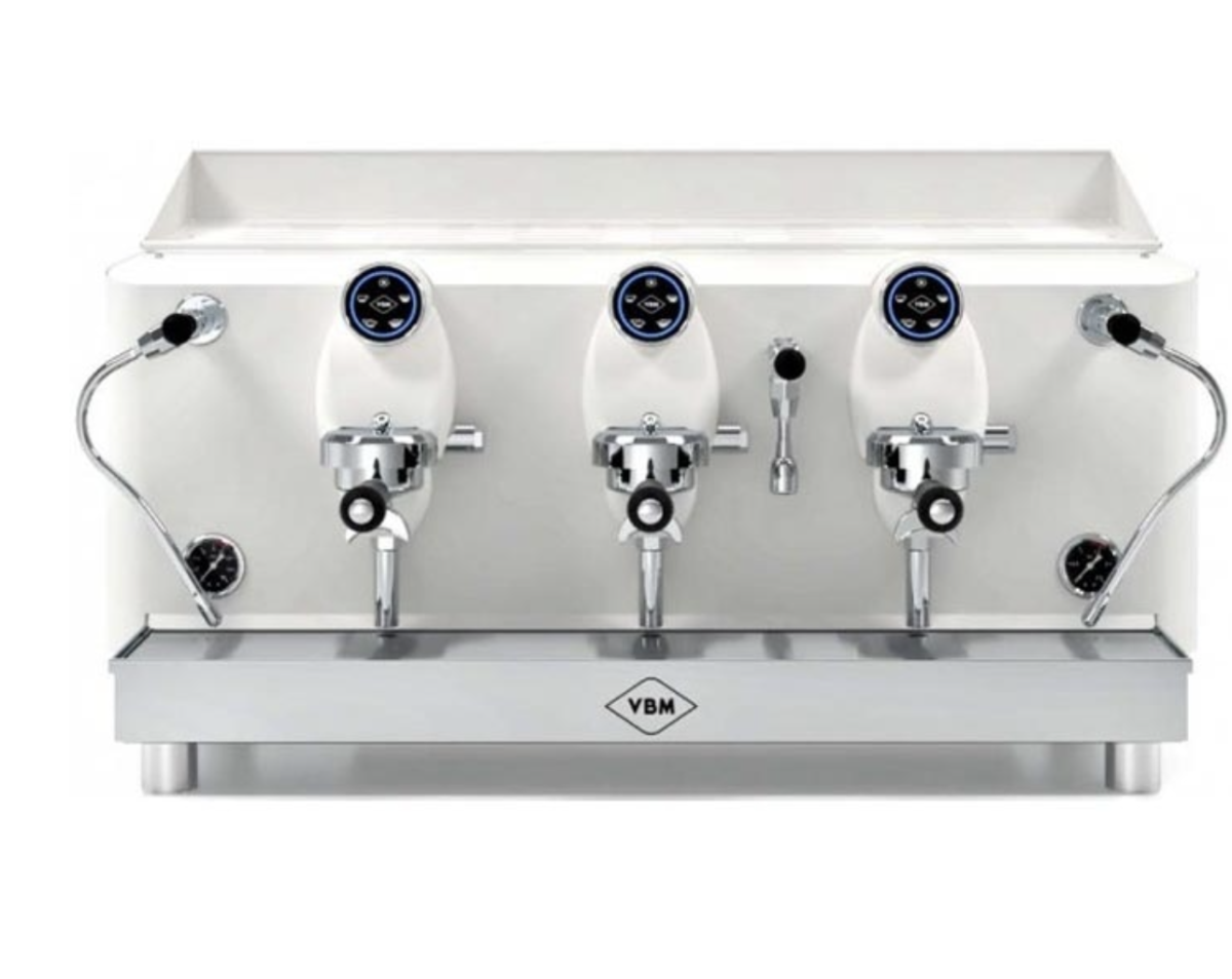 VBM Lollo Espresso Kahve Makinesi, 3 Gruplu, Beyaz - 1