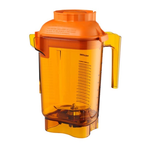 Vitamix - Vitamix Drink Machine Advance, Barboss, Touch Go&2, Quiet One Uyumlu Komple Hazne, 0.9 L, Turuncu Vitamix - Vitamix Drink Machine Advance, Barboss, Touch Go&2, Quiet One Uyumlu Komple Hazne, 0.9 L, Turuncu